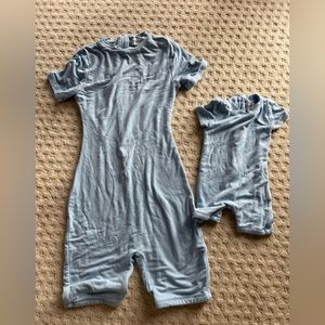 Naked Wardrobe Mommy & Me Baby Blue Set